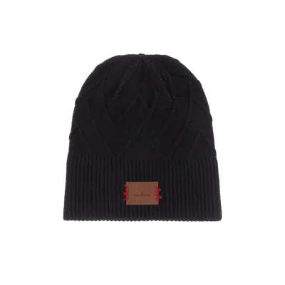 NORDBRON MEN'S BONHAM BLACK BEANIE