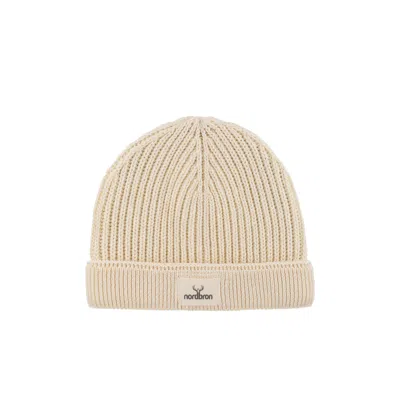 NORDBRON MEN'S WHITE CUAT CREAM BEANIE