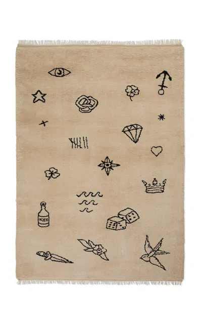 NORDIC KNOTS 4' X 6'NOMAD AREA RUG