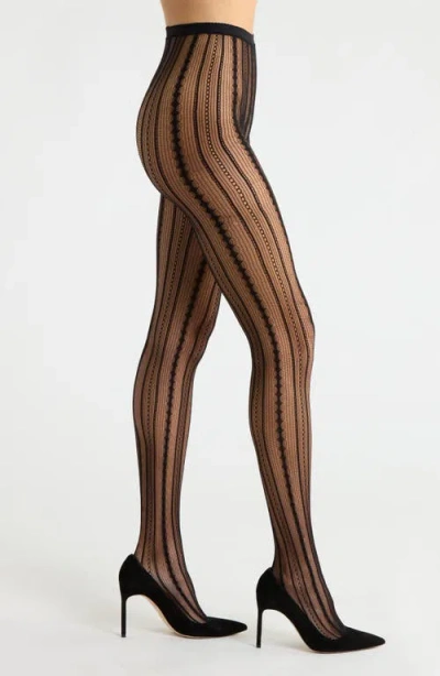 NORDSTROM NORDSTROM FEMININE LACE TIGHTS