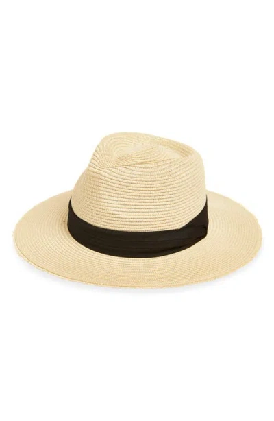 NORDSTROM NORDSTROM FRAY EDGE PACKABLE PANAMA HAT