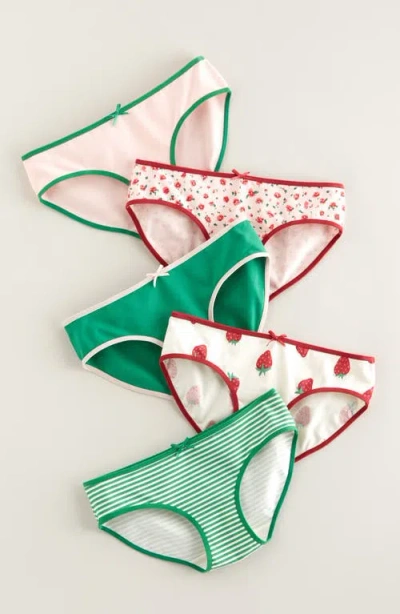 NORDSTROM NORDSTROM KIDS' ASSORTED 5-PACK HIPSTER BRIEFS