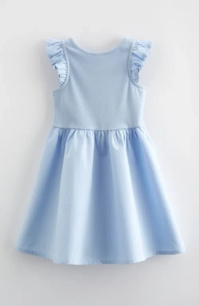 NORDSTROM NORDSTROM KIDS' FLUTTER SLEEVE COTTON DRESS