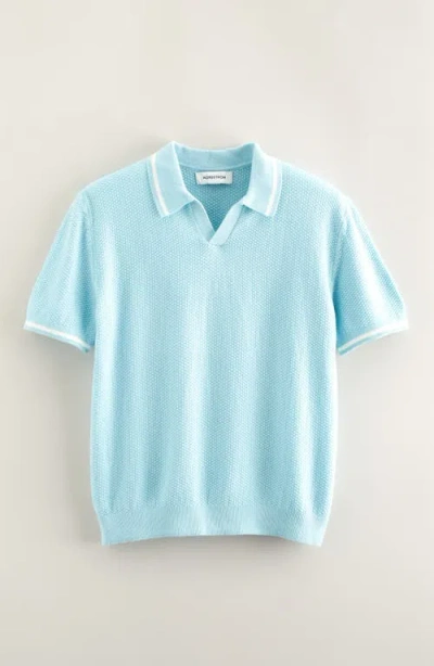 NORDSTROM NORDSTROM KIDS' TIPPED COTTON POLO SWEATER