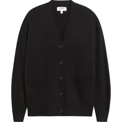 NORDSTROM NORDSTROM V-NECK WOOL & CASHMERE CARDIGAN