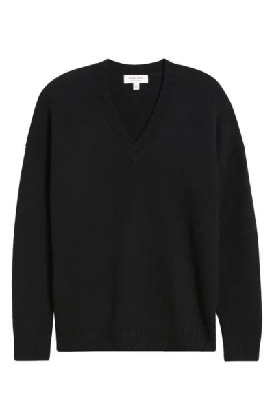 NORDSTROM NORDSTROM V-NECK WOOL & CASHMERE SWEATER