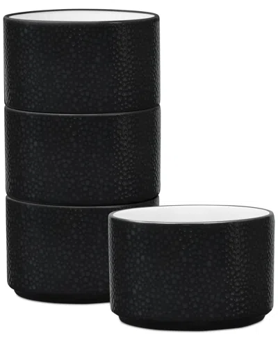 NORITAKE COLORTEX STONE STAX MINI BOWLS, SET OF 4