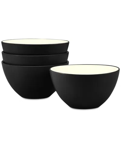 NORITAKE COLORWAVE SIDE/PREP BOWLS, SET OF 4