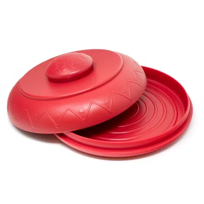 NORPRO SOMBRERO TORTILLA WARMER AND HOLDER WITH NONSLIP BOTTOM, RED