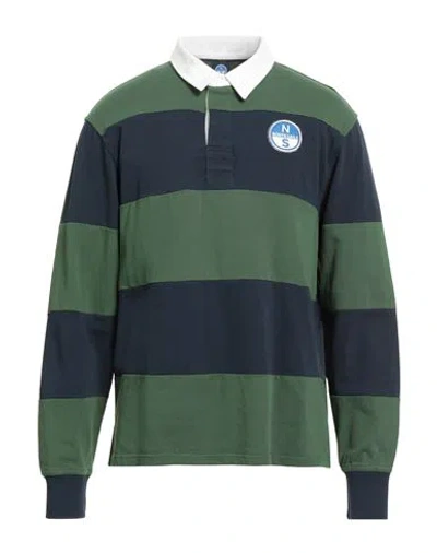 NORTH SAILS NORTH SAILS MAN POLO SHIRT GREEN SIZE L COTTON