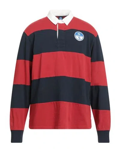 NORTH SAILS NORTH SAILS MAN POLO SHIRT RED SIZE XXL COTTON