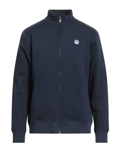 NORTH SAILS NORTH SAILS MAN SWEATSHIRT NAVY SIZE XXL COTTON