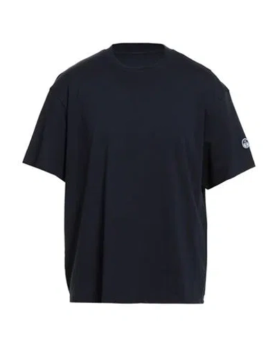 NORTH SAILS NORTH SAILS MAN T-SHIRT NAVY SIZE L COTTON, VISCOSE