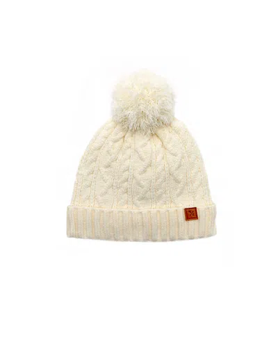 NORTHERN CLASSICS UNISEX CABLE KNIT POM POM HAT - BABY, LITTLE KID, BIG KID