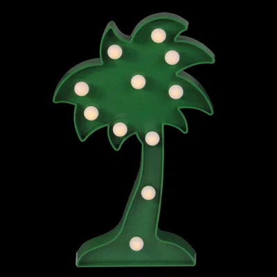 NORTHLIGHT NORTHLIGHT LED LIGHTED PALM TREE MARQUEE WALL ART