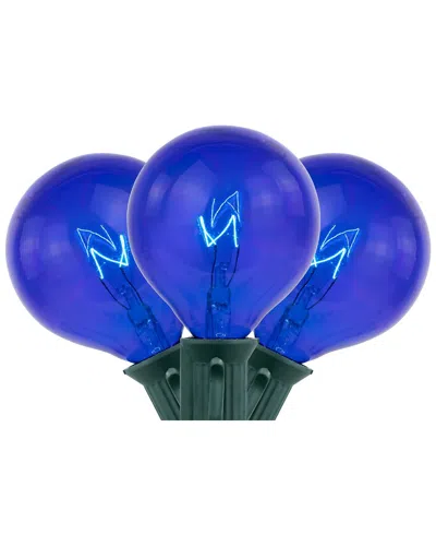 NORTHLIGHT NORTHLIGHT 10CT BLUE G50 GLOBE CHRISTMAS PATIO LIGHTS