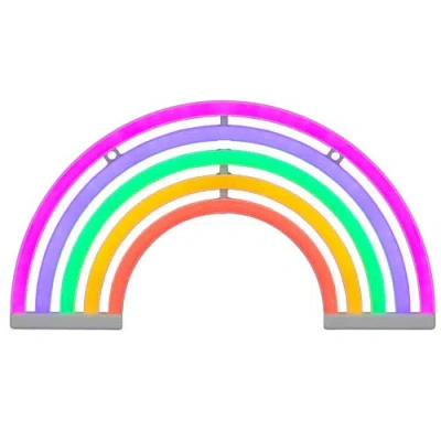 NORTHLIGHT NORTHLIGHT LED  RAINBOW NEON LIGHTED WALL ART