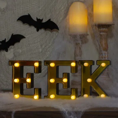 NORTHLIGHT NORTHLIGHT LED LIGHTED EEK HALLOWEEN MARQUEE SIGN