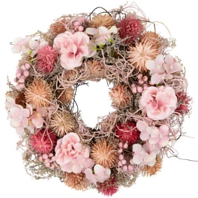 NORTHLIGHT NORTHLIGHT MIXED FLORAL ARTIFICIAL SPRING WREATH
