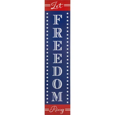NORTHLIGHT NORTHLIGHT PATRIOTIC "LET FREEDOM RING" WOODEN PORCH BOARD SIGN DECORATION