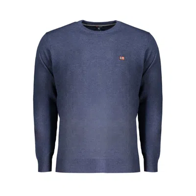 NORWAY 1963 BLUE WOOL MEN SWEATER