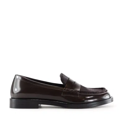 NOTABENE WOMEN'S CORETTA LOAFER, BROWN COW FUR