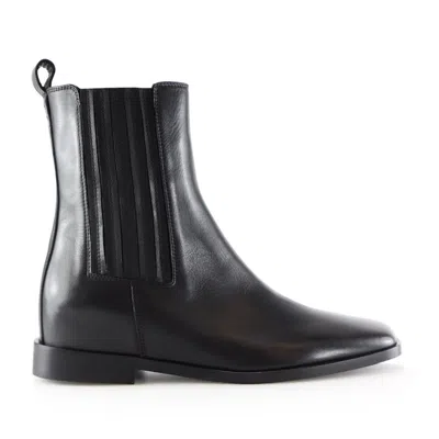 NOTABENE WOMEN'S LIPA BOOTS, BLACK LEATHER