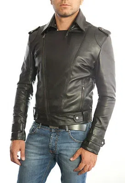 NSTRA PRODUZIONE ARTIGIANALE ELUXURY MADE IN ITALY JACKE IN DI LEDER MANN MÄNNER LEATHER JACKE KLEIDUNG BLOUSON HOMME CUIR 7