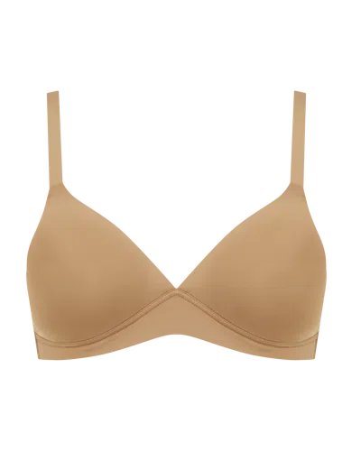 NUDEA WOMEN'S NEUTRALS STRETCH EASY DOES IT BRALETTE - TAUPE