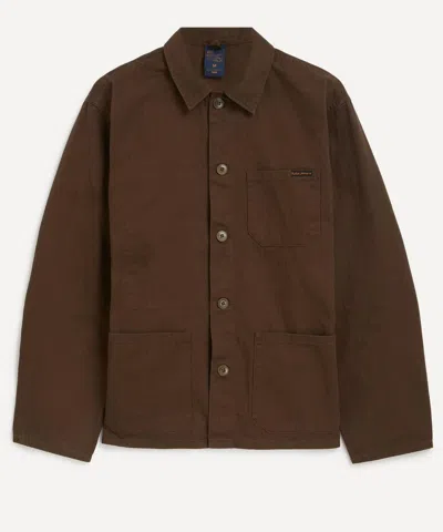 NUDIE JEANS NUDIE JEANS MENS BUDDY HERRINGBONE CHORE JACKET