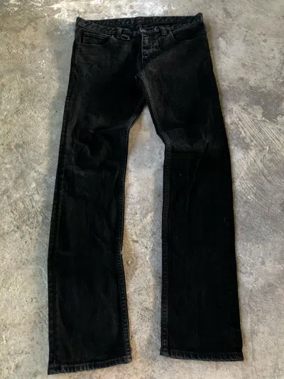 NUMBER N INE SS 06 NUMBER (N)INE PAIN BLACK JEANS