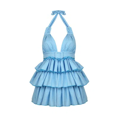 NUR KARAATA WOMEN'S BELLANO BLUE DRESS