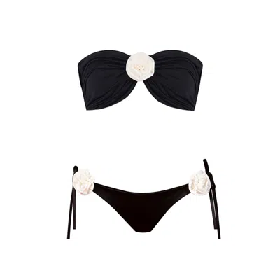 NUR KARAATA WOMEN'S BLACK GRACE BIKINI