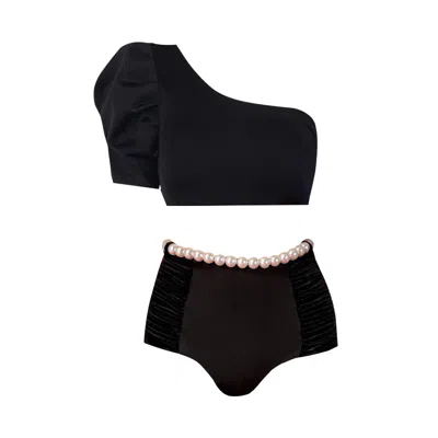 NUR KARAATA WOMEN'S BLACK JANE BIKINI