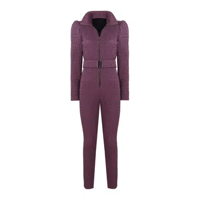 NUR KARAATA WOMEN'S SANKT MORITZ PURPLE SKISUIT