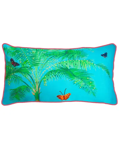 NYBG NYBG BUTTERFLY PALM INDOOR/OUTDOOR DECORATIVE PILLOW