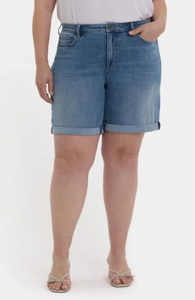 NYDJ NYDJ DIANA RELAXED FIT CUFFED DENIM SHORTS