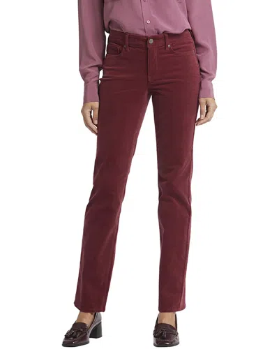 NYDJ PETITE MARILYN CRANBERRY PIE STRAIGHT LEG JEAN