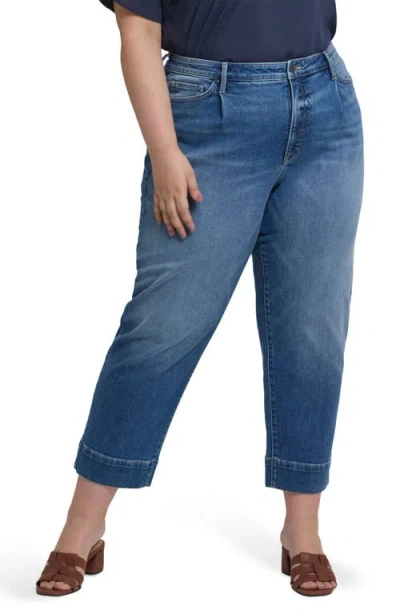 NYDJ NYDJ PLEATED HIGH WAIST ANKLE BALLOON JEANS