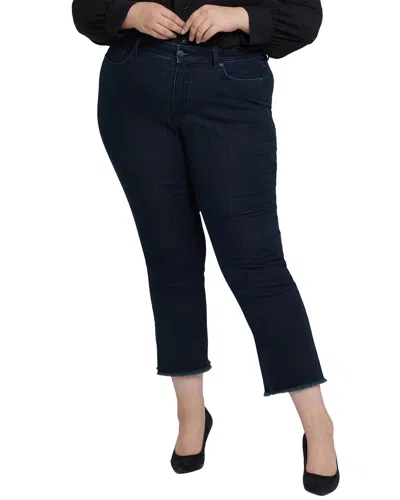 NYDJ PLUS MARILYN MIDNIGHT FALLS ANKLE CROP JEAN