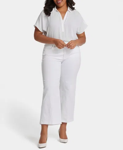 NYDJ PLUS SIZE TERESA WIDE LEG ANKLE JEANS