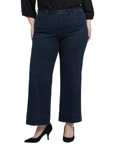 NYDJ TERESA OBSIDIAN BLUE WIDE LEG JEAN