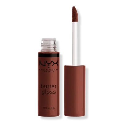 NYX PROFESSIONAL MAKEUP BUTTER GLOSS NON-STICKY LIP GLOSS - BROWNIE DRIP