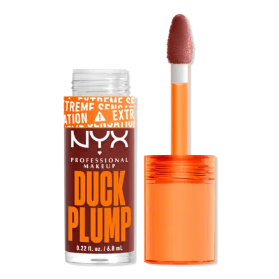 NYX PROFESSIONAL MAKEUP DUCK PLUMP HIGH PIGMENT LIP PLUMPING GLOSS - WINE NOT