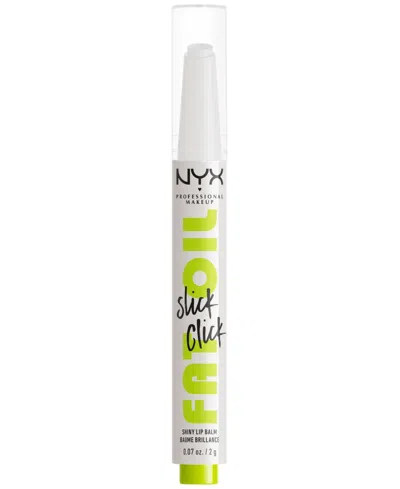 NYX PROFESSIONAL MAKEUP FAT OIL SLICK CLICK LIP BALM, 0.07 OZ.