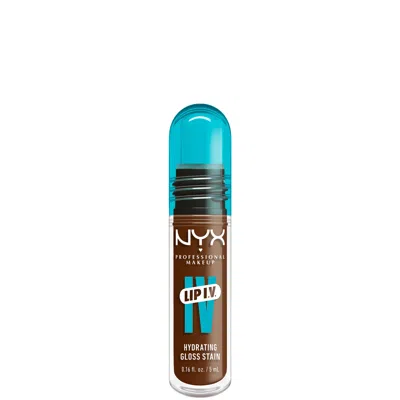 NYX PROFESSIONAL MAKEUP LIP IV HYDRATING GLOSS STAIN (VARIOUS SHADES) - COCOA QUENCH!
