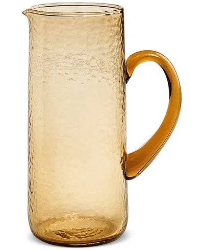 OAKE AMBER TEXTURED PITCHER, EXCLUSIVELY AT MACY'S