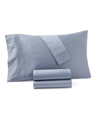 OAKE ORGANIC 300-THREAD COUNT ORGANIC COTTON 3-PC. SHEET SET, TWIN, EXCLUSIVELY AT MACY'S