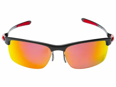 OAKLEY OAKLEY CARBON BLADE SCUDERIA FERRARI POLARIZED SUNGLASSES OO9174-06 CARBON/RUBY