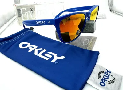 OAKLEY OAKLEY FROGSKINS 35TH ANNIVERSARY PRIMARY BLUE PRIZM RUBY SUNGLASSES OO9444-04